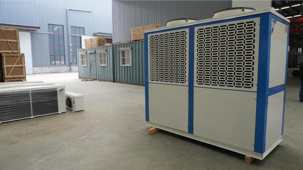 Condensador de 70kw Refrigered Air enfriado con dos ventiladores