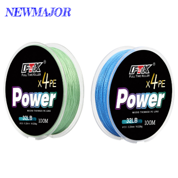 NewMajor 100M 8-100LB Smooth Braided PE Fishing Line for Saltwater