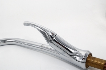 Modern Brushed Nickel Kitchen Tap Faucets With Sprayer