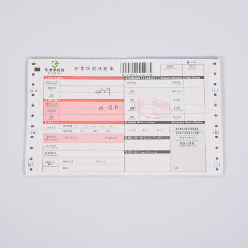 Customized carbonless copy paper airway bill