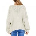 Long Sleeve Chunky Knit Cardigan Sweaters