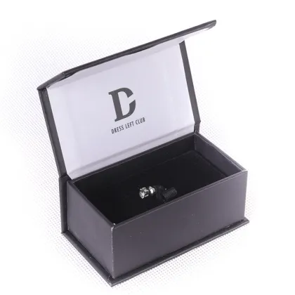 Black Empty Mobile Phone Packing Box With Magnet