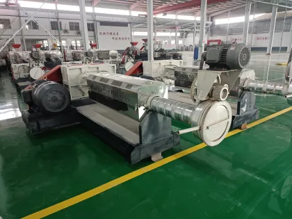 Plastic Crushing Granulator and Extruder Machines for High Production