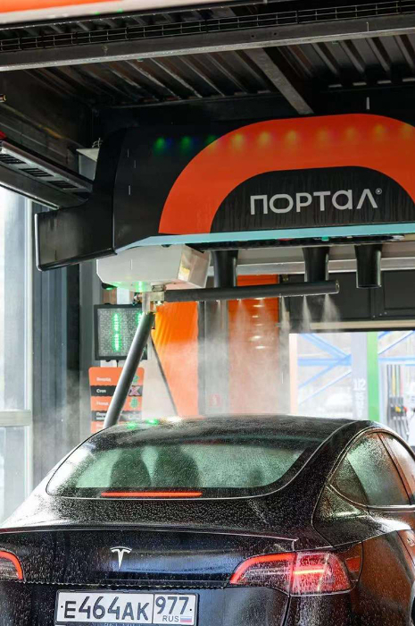 robot car wash in russia