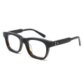 High Quality Thick Acetate Frame Fashion Transparent Retro Thick Acetate Eyeglasses Frames Factory