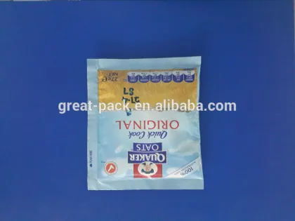 Quaker oats form fill seal packaging machine, GP240B VFFS machine with volumetric cup filling system price