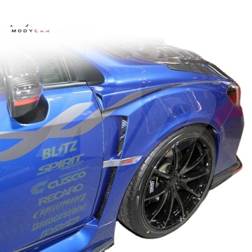 V στυλ γυαλιού μπροστινό φτερό για το 2015-2016 Subaru Impreza VAB VAF