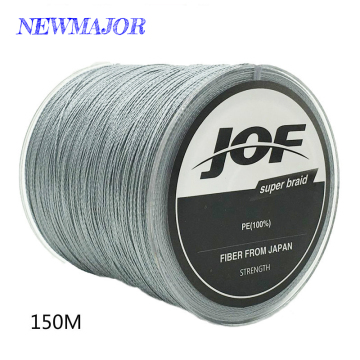High Strength & Abrasion Resistant JOF 150m Super PE Braided Fishing Line (8lb-100lb, 4 Strands)