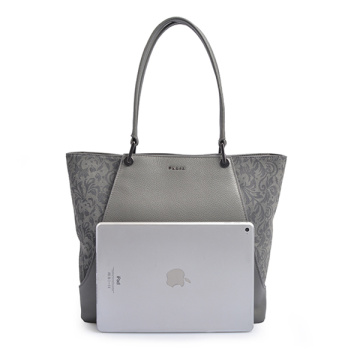 Borsa per notebook Borsa da donna in pelle patchwork con shopper