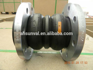 Double spheres rubber expansion joint