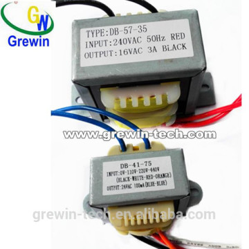 EI41X25 EI57 EI42 110Vac transformer components winding manufacture