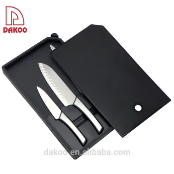 Comfortable And Anti-slip Handle 3Pcs Kitchen Knife With Knife Case