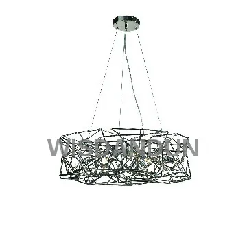 Iron Chandelier Pendant Cage Lighting