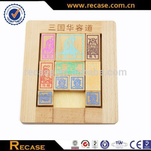 3d wooden puzzle educational toys for kids with EN71