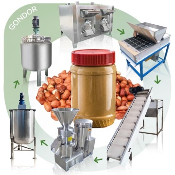 Automatic 200kg/H Almond Sesame/Peanut Butter Production Machine with Packaging