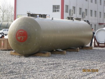 Double Wall FRP Jacketed Steel Tank