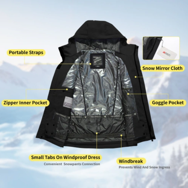 13053snowboard jacket inner