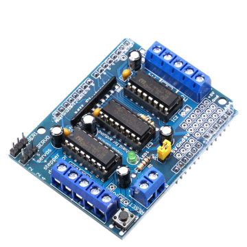 L293D Motor Drive Shield for Arduino Duemilanove - Dual Motor Control Expansion Board