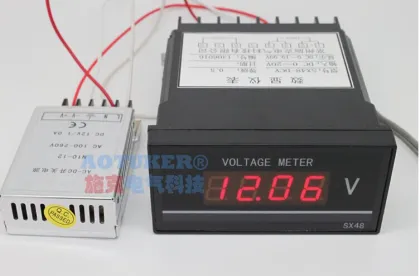 Optical instrument 48 * 96 SX48-DCV DC20V DC 0-19.99V Digital DC voltage meter