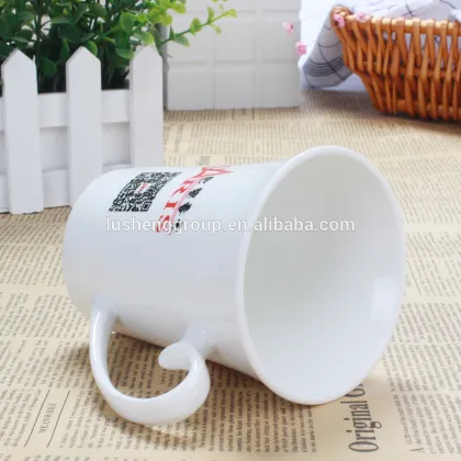 flared color printing ceramic mark cup
