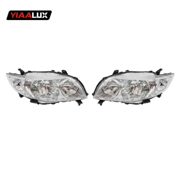 Auto Factory Direct Car Halogen Headlight Headlamp for Toyota Corolla 2008 81170-02610 81130-02610