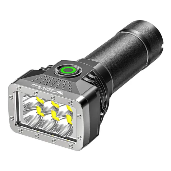 RTS 1000 Lumens Waterproof Outdoor Flashlight: Portable, USB Rechargeable with Telescopic Zoom Lamp