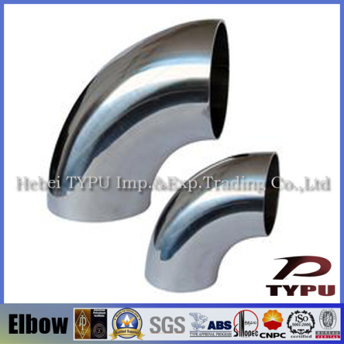 ASME/ANSI B16.9 SCH40S 90D SR STAINLESS STEEL PIPE ELBOW