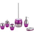 Stainless steel Violet Bathroom Accessory Set