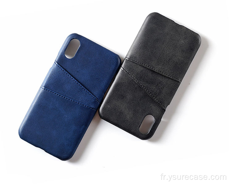 Ysure Card Slot Avec Etui Téléphone Coque Arrière