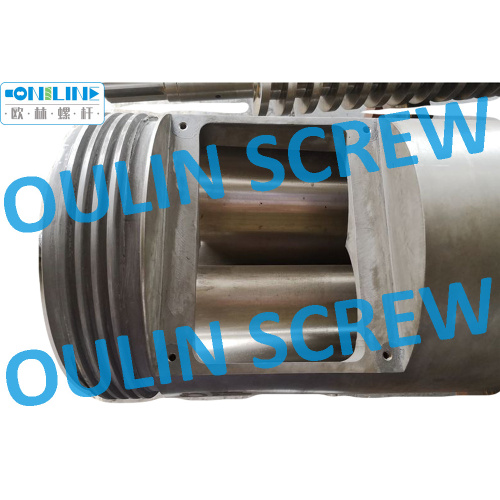 Cincinnati Cm68/156 Twin Conical Screw and Barrel for PVC Extrusion