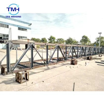 Prefab Bailey Portable Steel Structure Bridge, Metal Construction Bridge