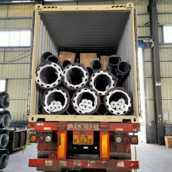 Hot Dip Galvaized Multisided High Mast Lighting Pole