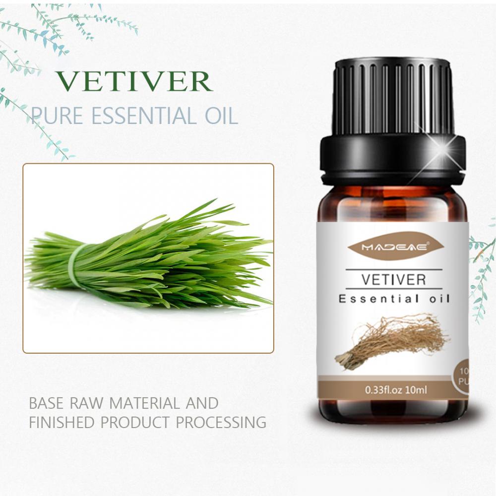 Precio a granel al por mayor 100%Pure Organic Vetiver Essential Oil