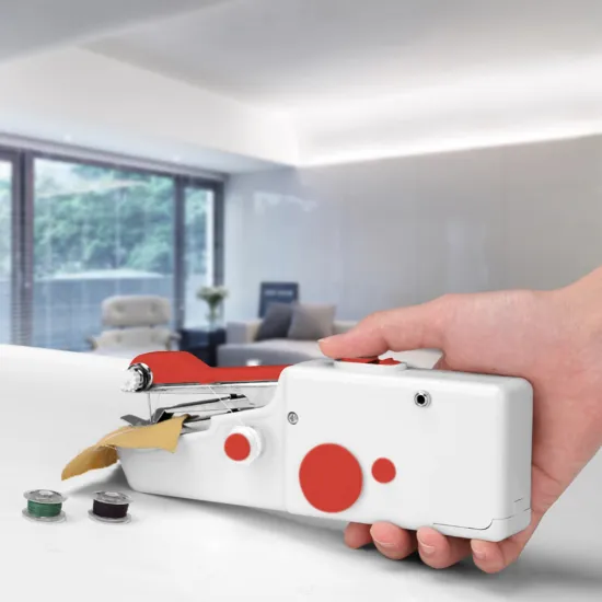Portable Mini Electric Sewing Machine Quick Stitch Sew Needlework Tools