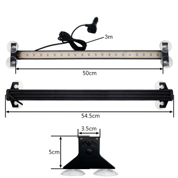 80 LED 80W 50cm Windshield Strobe Warning Light Bar