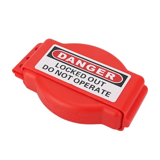 BOZZYS Adjustable Valve Lockout Safety Tagout Device - PP Polypropylene for Preventing Accidental Operation