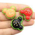 Artificial Animal Mouse Head Resin Beads Simulation Food Flat Back Cabochon Home Ornament DIY Head Accessory Slime Filler