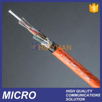 HUIYUAN 24 core PA sheath air blown fiber cable bend radius
