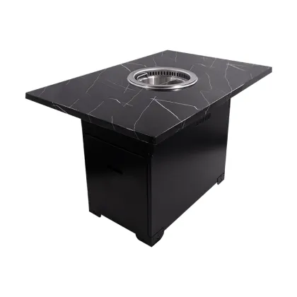 Commercial hot pot long table