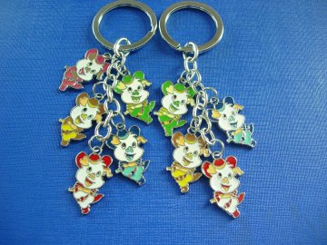 Happy Pig Key Chain Ring Badge for Holders (GZHY-YSK-0005)