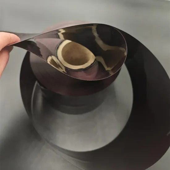 Brown PVC film for pharmaceutical packaging