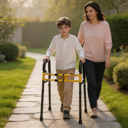 Astronaut Pattern Foldable Walker for Children