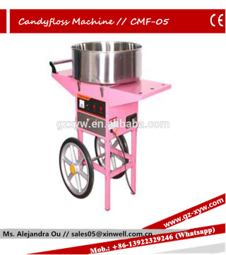 Cotton Candyfloss Machine with Cart CMF-05 for Dulceria Store