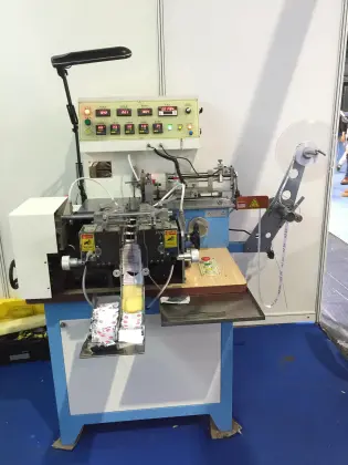 JZ-2817 Multifunction Garment Ribbon Label Cutting and Folding Machine