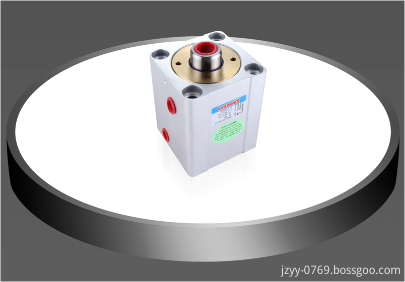Thin hydraulic cylinder for laser machine