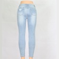 Damen Mode zerrissen Jeans Custom