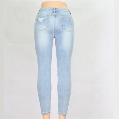 Damen Mode zerrissen Jeans Custom