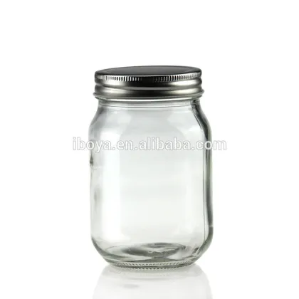 High Quality Manufactures Clear Blue Glass Mason Jars