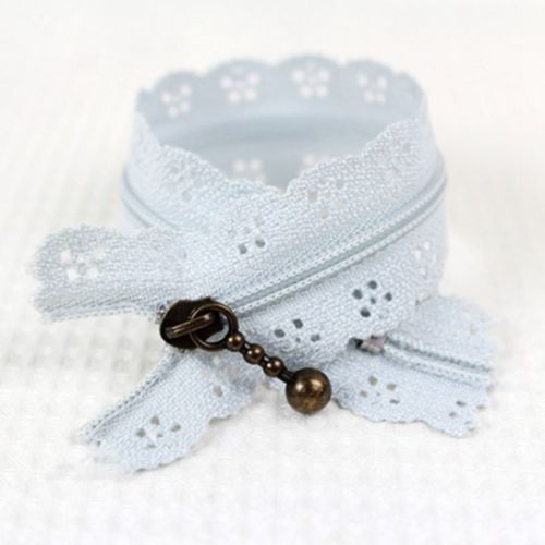 Hot sale good-looking lace edge zippers for dress