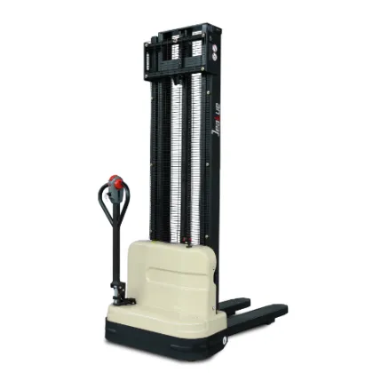 1.4T Full Electric Pallet Stacker - Chinese Brand Hydraulic Walkie Stacker Forklift